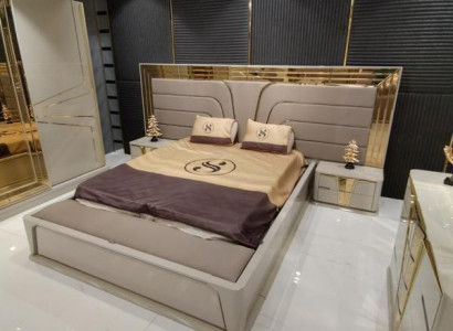 Bedroom Set Luxury Complete Bed + 2x Nightstands 3-piece Modern Set New